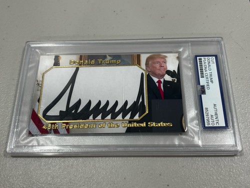 Donald trump autograph psa dna - autograph, psa/dna