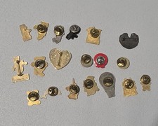 Vintage Enamel Pin Badge Job