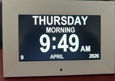 Dementia Clock 7" Digital LED