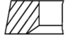Piston ring set 029 55 N2