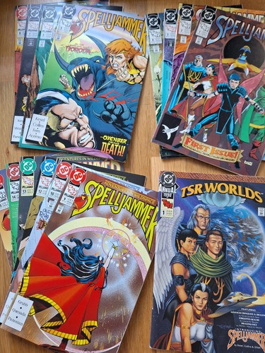 Spelljammer comics tsr 1990 - spelljammer,