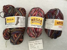 REGIA. 4ply Sock Part Balls Inc Kaffe Fassett. 180g. Used. OPTION A. See Below**