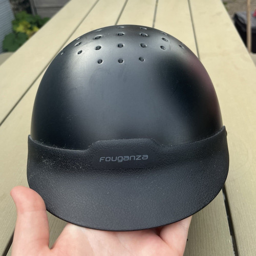 Fouganza adult black riding - black,