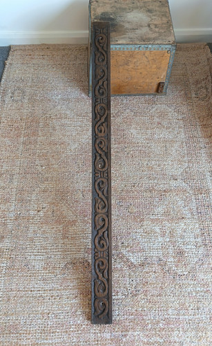 Antique carved oak acanthus - antique,