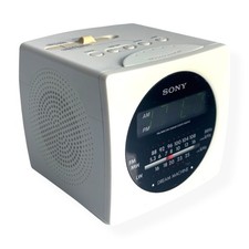 Vintage Sony Dream Machine ICF-C130L Cube Alarm Clock Radio – AM/FM/MW Retro Y2K
