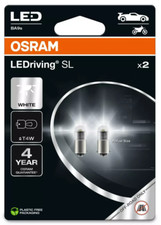OSRAM LEDriving SL LED T4W 6000K Cool White Car Bulb (Twin) BA9s | 12V