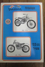 NOS SACHS WASSELL ANTELOPE 125cc TRIALS BROCHURE LEAFLET PAMPHLET