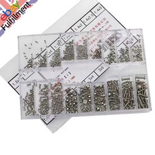 18 Sizes Mini Screw 1.2mm 1.4mm 2.0mm Diameter for Watch Back Case/Eyeglasses