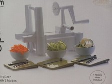 Dexam Spiral Cutter Chopper Fruit & Vegetable Kitchen + 3 Blades new and sealed