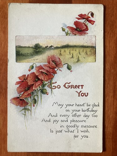 1919 greetings red - 1919,