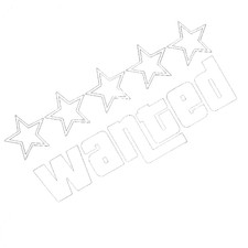 Wanted Laser Bike/ Car Sticker