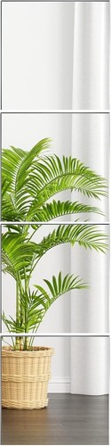 Self adhesive mirror - mirror, tiles