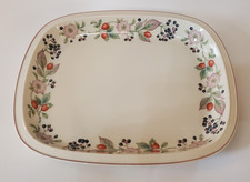 WEDGEWOOD ROSEBERRY LARGE SERVING DISH -  OVEN TO TABLE - 360 mm x 300mm - VGC