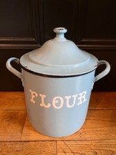Vintage Enamel Pale Blue &
