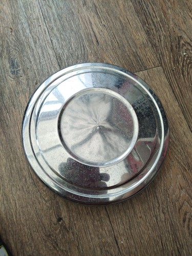 Vintage car chrome hub - vintage,
