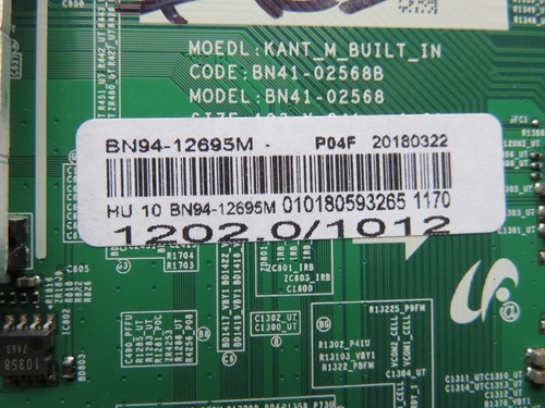 New main board ue40mu6120 - new,