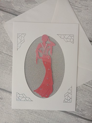 Art deco handmade card any - deco,
