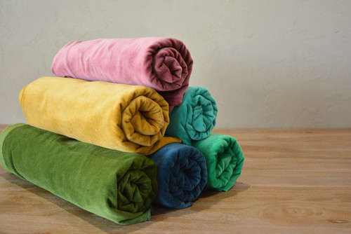Cotton velvet upholstery