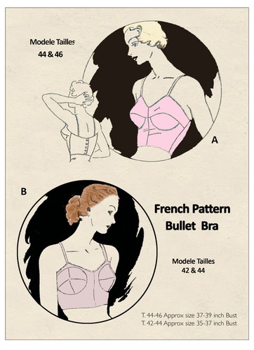 1950s bullet bra vintage - bullet,