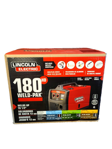 Lincoln electric 180hd mig - electric,