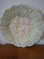 Antique Majolica Plate - Fruit