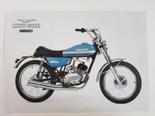 MOTO-GUZZI NIBBIO 50cc Motorcycle Sales Leaflet c1979 ITALIAN TEXT