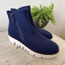 Fitflop Boot Blue Double Zip