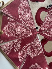 Handmade Oilcloth Bunting -