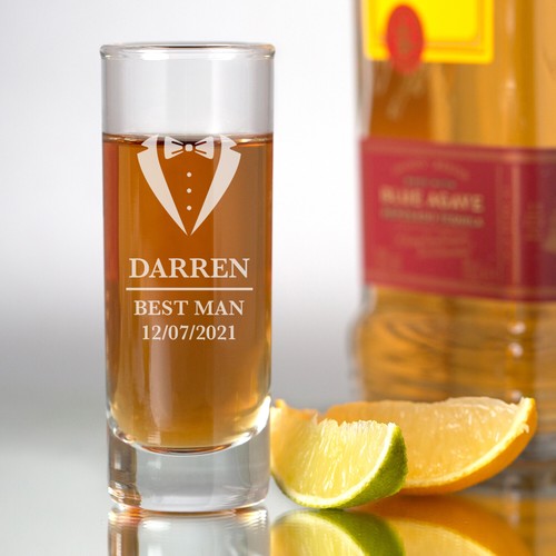 Personalised engraved shot - personalised,