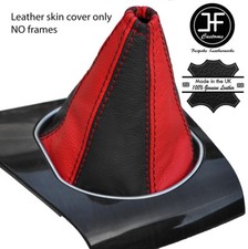 BLACK & RED TOP GRAIN LEATHER