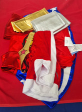 DC Wonder Woman Deluxe Girls Costume, Kids Fancy Dress Super Hero ( Small )