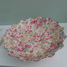 James kent Ltd Longton BON BON dish Apple Blossom pattern 7 inch diameter
