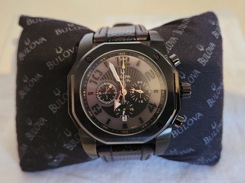 Bulova 98b151 black faced - bulova,