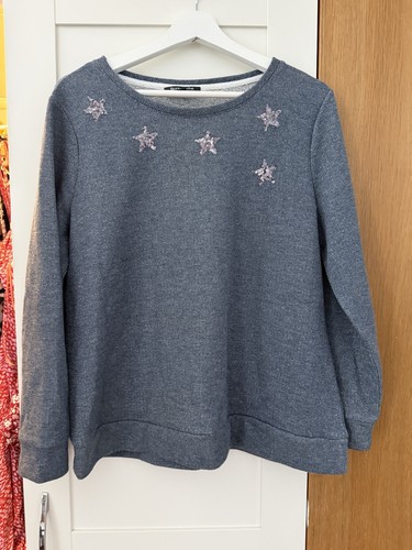 Bonmarché blue sparkle sequin - sparkle,