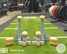 Gymnastics Gift Set Handstand Canes Training Blocks in Powder Blue & Snow White