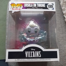 Funko Pop Deluxe Disney Villains Ursula On Throne #1089 Little Mermaid