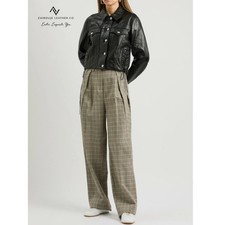 Women lambskin croc - lambskin,