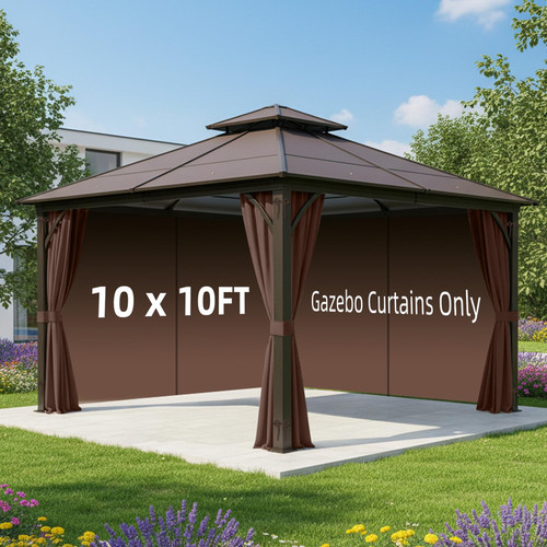 Homegroove gazebo curtains - homegroove,
