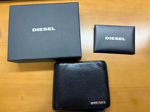 Diesel bifold wallet black - diesel,