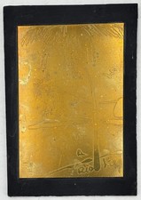 Vintage MID CENTURY BRAZILLIAN BRASS WALL PLAQUE - Shih Hwa - Rio