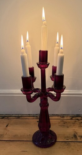Large vintage purple glass - glass, 5