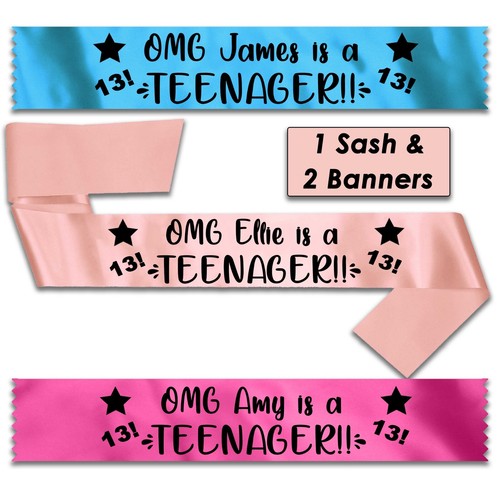 Personalised teenager birthday - personalised,