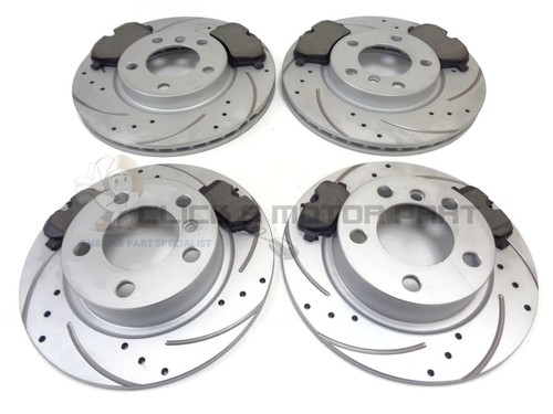 Front and rear drilled grooved - rear,