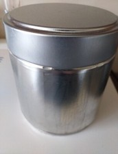 Empty Screwtop Canister.