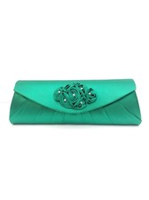 LADIES SATIN DIAMANTE WEDDING