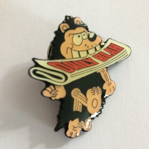 Gnasher dog metal pin - gnasher,