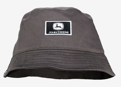 John deere grey bucket - grey, hat