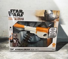 Xmas gifts Star Wars The Mandalorian Kids Fancy Costume with Toy Blaster age +5 
