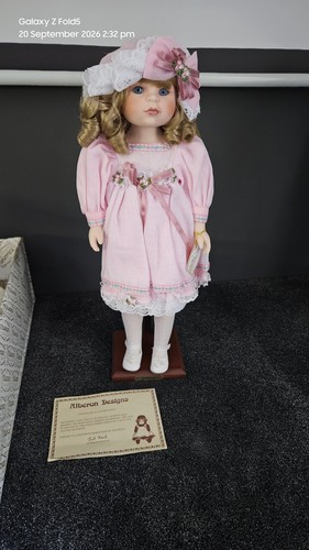 Alberon porcelain doll - porcelain,