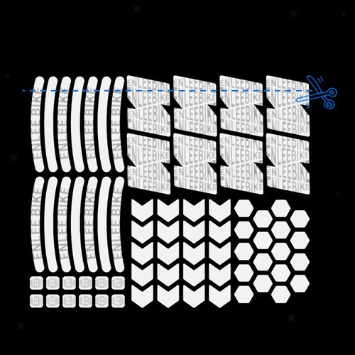 72pcs reflective stickers - reflective,